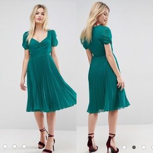 Midi Pleated Dress